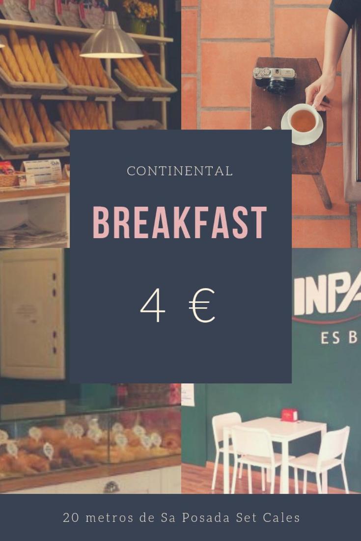 Hostal Sa Posada Set Cales Ciutadella  Eksteriør bilde